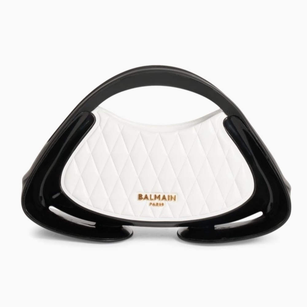 Balmain
Jolie Small Madame Quilted Top-Handle Bag